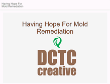 Tablet Screenshot of dctc-creative.com